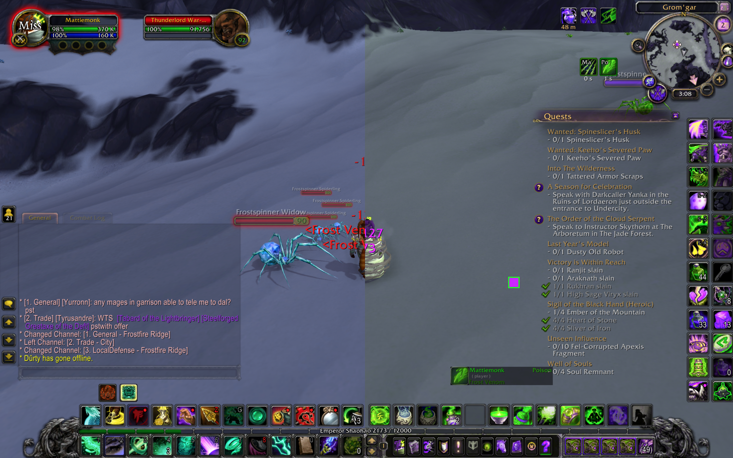 Split screen of color blind mode vs not.